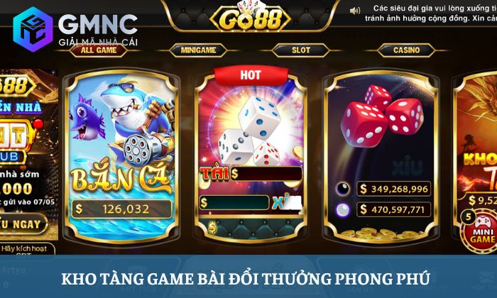đánh giá cổng game Go88