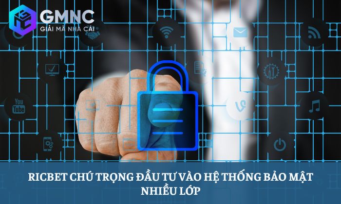 Ricbet chú trọng đầu tư vào hệ thống bảo mật nhiều lớp