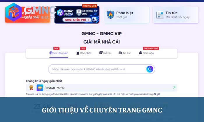 Giới thiệu về chuyên trang GMNC