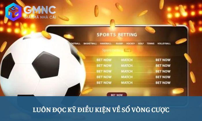 Luôn đọc kỹ điều kiện về số vòng cược (Turnover) trước khi đăng ký tham gia bất kỳ ưu đãi nào