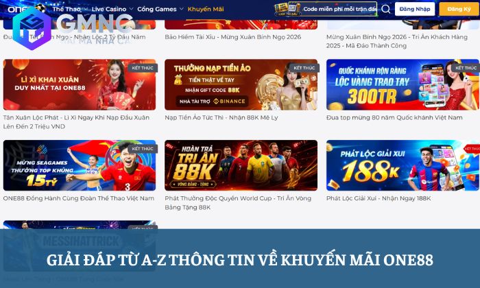 khuyến mãi one88 khuyến mãi one88