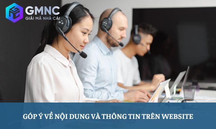 Góp ý về nội dung và thông tin trên website