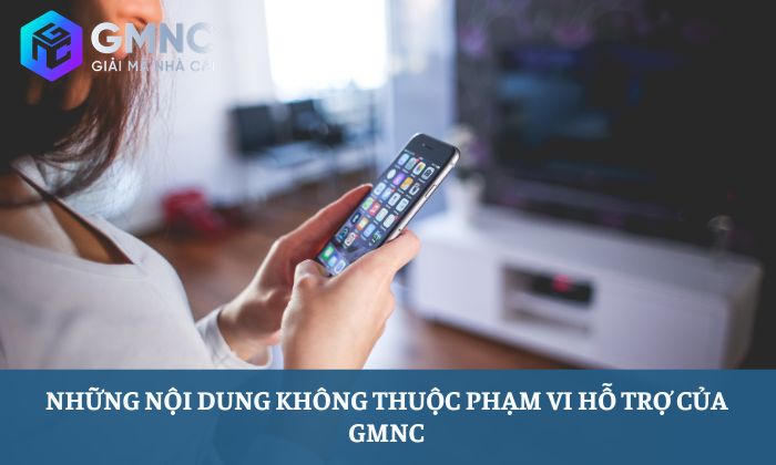 Những nội dung không thuộc phạm vi hỗ trợ của GMNC